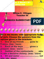 Wilma C. Villegas Teacher III Almanza Elementary School