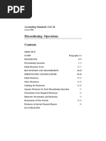 Discontinuing Operations: Accounting Standard (AS) 24