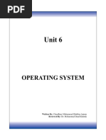 Unit 6: Operating System