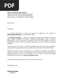 Application Letter - Deped Ao Ii