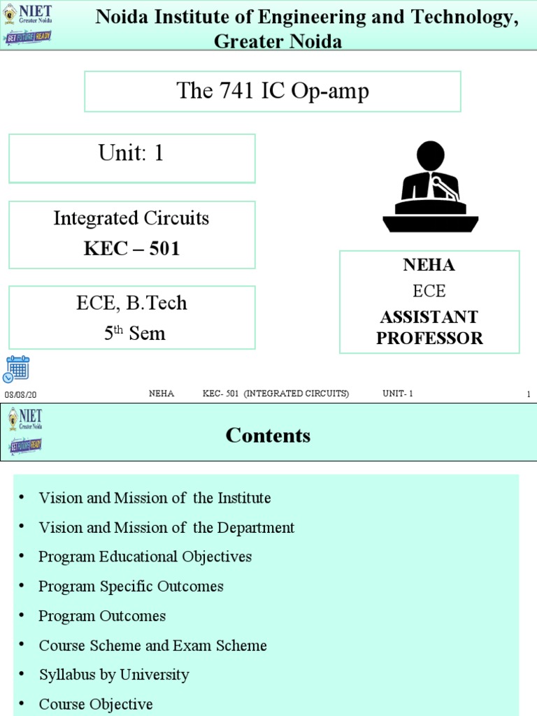 Understanding the 741 Op-Amp Circuit | PDF | Operational Amplifier ...