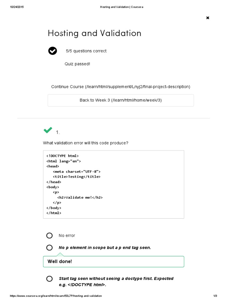 Hosting and Validation in HTML | PDF | File Transfer Protocol ...