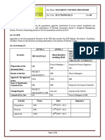 01 4.2.3 4.4.5 Document Control Procedure