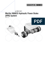 Meritor WABCO Hydraulic Power Brake (HPB) System: Maintenance Manual MM-0401