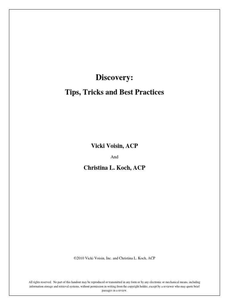Discovery For Paralegals PDF | PDF | Deposition (Law) | Interrogatories
