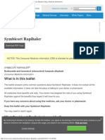 Symbicort Rapihaler (Budesonide and Formoterol Fumarate Dihydrate) Drug Medici