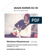 Igitangaza Kizima Ku Isi: Mariamu Kinyamarura