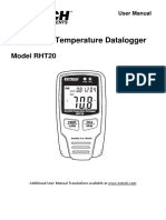 Humidity & Temperature Datalogger: Model RHT20