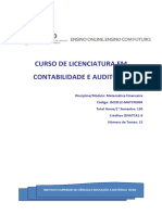 Modulo de Matemática Financeira-ISCED PDF