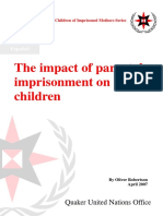 The Impact of Parental Imprisonment On Children: Quaker United Nations Office