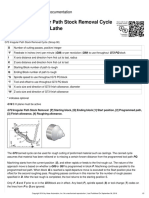 G73 Irregular Path Stock Removal Cycle (Group 00) - Lathe: Haas Technical Documentation