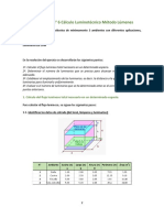 Ejercicio de Luminotecnia