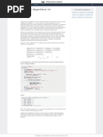 Selection Sort Algorithm in Programming