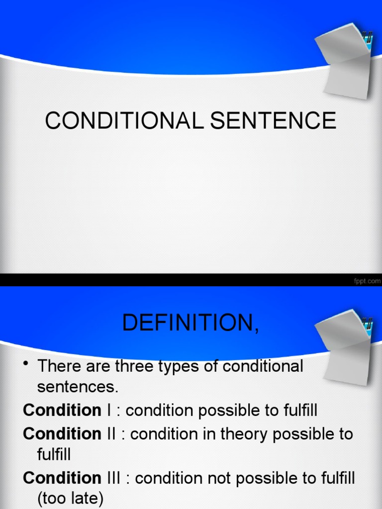 Understanding Conditional Sentences | PDF