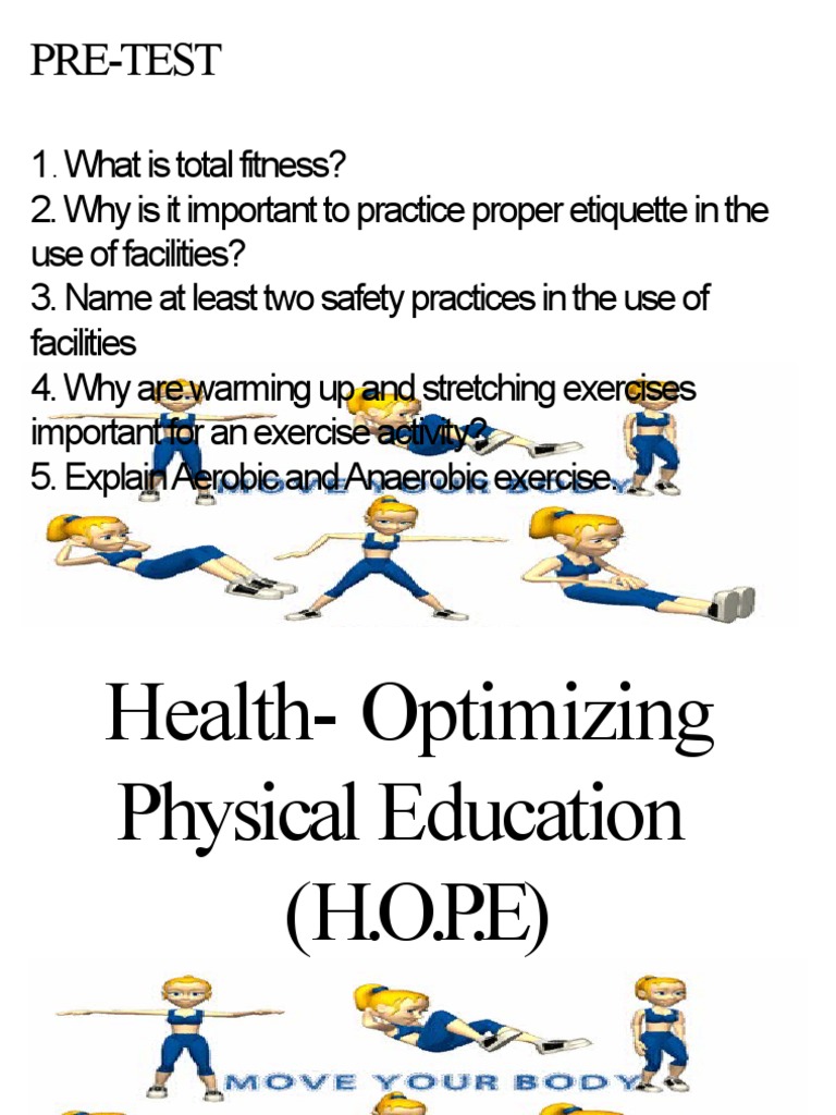 Lesson 1 PE 1st Sem | PDF | Physical Fitness | Determinants Of Health