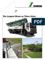Truck-Mounted Concrete Pump With 4-Section Placing Boom