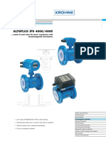 ALTOFLUX IFS 4000/4005: ... Result of More Than 40 Years' Experience With Electromagnetic Flowmeters