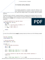 C++ Function Call by Reference - Tutorialspoint