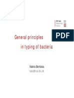 General Principles in Typing of Bacteria: Valeria Bortolaia