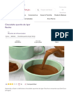 Receita Chocolate Quente Do Igor Rocha