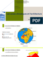 Les Zones Climatiques Et L'architecture PDF
