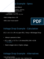 Wire Run and Voltage Drop Example PDF