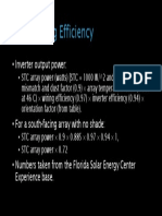 Efficiency Calculation PDF