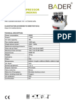 Ficha Tecnica Compresor 09070040 Bader PDF