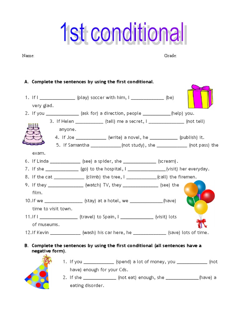 First Conditional Examen | PDF | Language Arts & Discipline