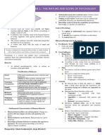 General Psychology Chapter 1: The Nature and Scope of Psychology