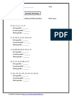 Downloadable Statistics Worksheet PDF