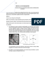 Orientación de un par estereoscópico de fotografías aéreas