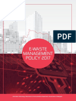 E-Waste Management POLICY 2017: Information Technology, Electronics & Communications Department, Government of Telangana