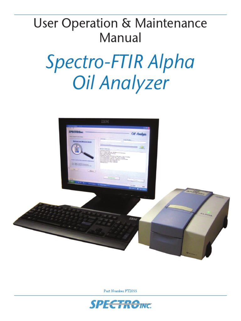 FT2055 V1.2 User Operation and Maintenance Manual FTIR Alpha PDF