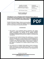 DECRETO 058 DE 2020