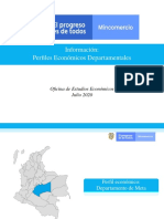 Información: Perfiles Económicos Departamentales