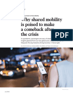 Why Shared Mobility Is Poised To Make A Comeback After The Crisis