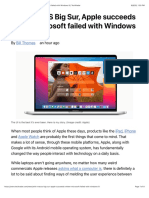 With macOS Big Sur, Apple Succeeds Where Microsoft Failed With Windows 8 - TechRadar