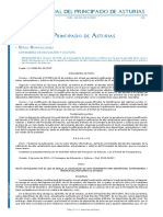 ASTURIAS Decreto 30 2019 Texto Consolidado de La Modificación Del Decreto 173 2015 Alto Rendimiento