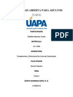 Tarea 3 Fundamentos y Estructura Del Currículo Dominicano Estefani