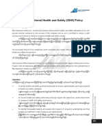 2.4 Occupational Health and Safety (OHS) Policy