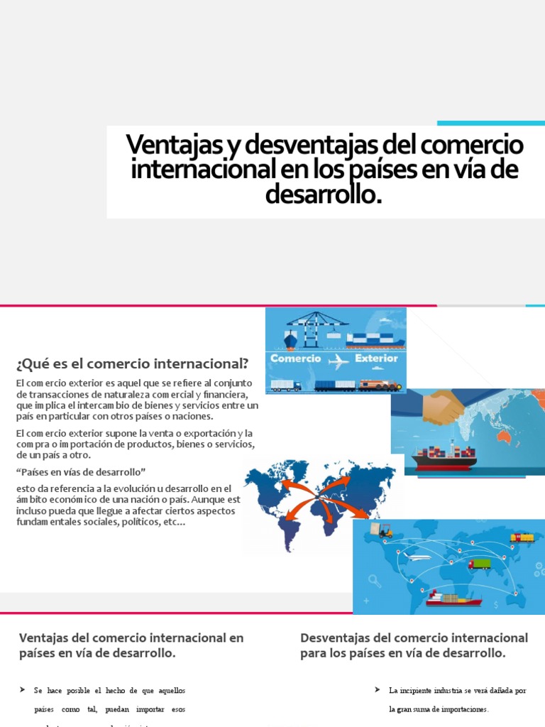 Ventajas y Desventajas Del Comercio Internacional | PDF | Comercio | El ...