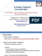 Functional Finance: Old and New: Pavlina R. Tcherneva, PH.D