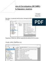 File Signature Analysis Using Hex Editor & Dependency Walker