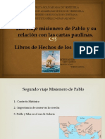 Segundo viaje misionero de Pablo y sus cartas