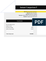 Comparison Pricing Calculator