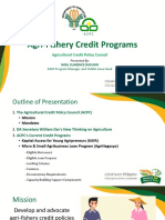 Agri Fishery Credit Programs PDF