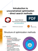 Introduction To Unconstrained Optimization - Direct Search Methods