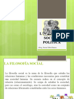 13. LA FILOSOFÍA SOCIAL Y POLÍTICA II
