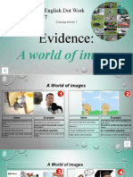 English Dot Work 7: Evidence